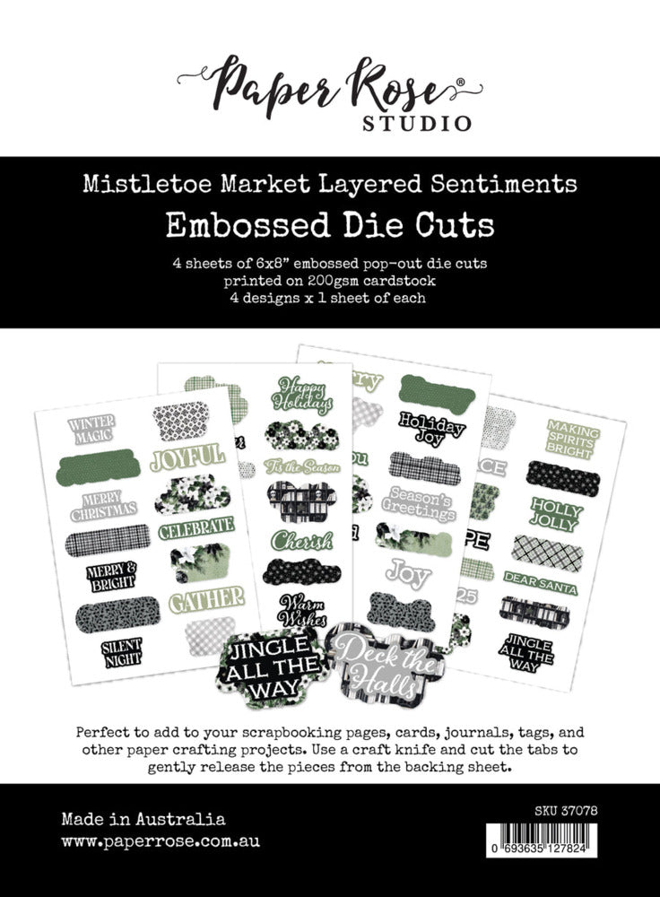 Paper Rose, Mistletoe Market Layered Sentiments