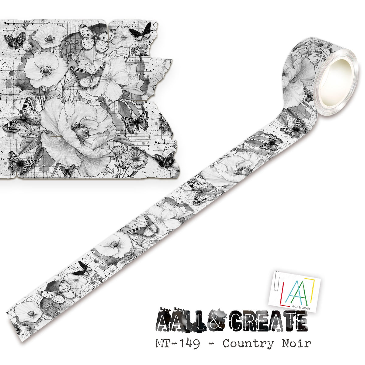 AALL & Create, Country Noir, Layering Washi tape
