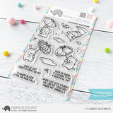 Mama Elephant, Flower Shower Stamp
