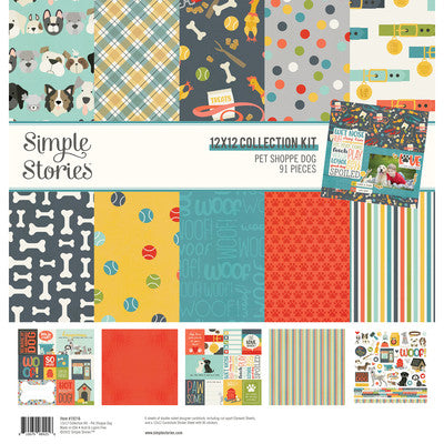 Simple Stories 12X12 Collection Kit, Pet Shoppe Dog