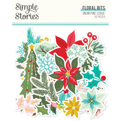 Simple Stories, Snow Pine Lodge; Floral Bits