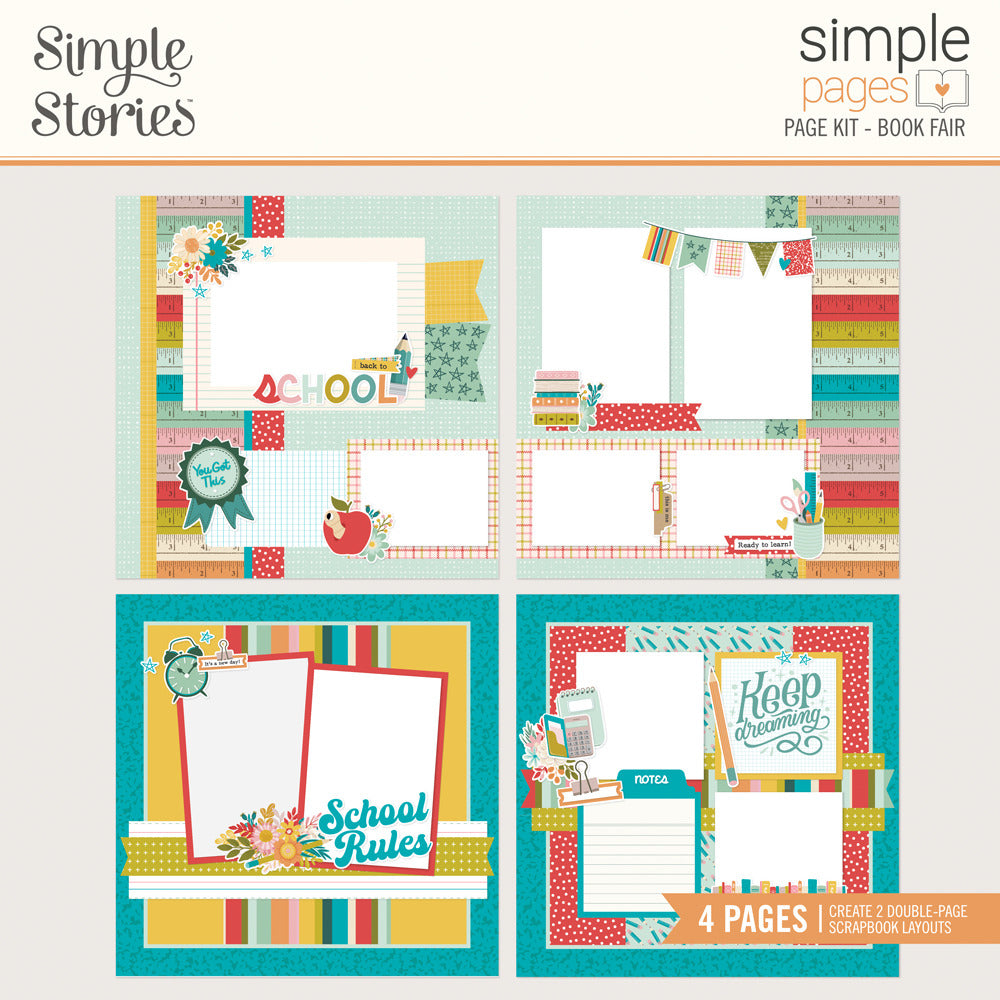 Simple Stories, Simple Pages Page Kit, Book Fair