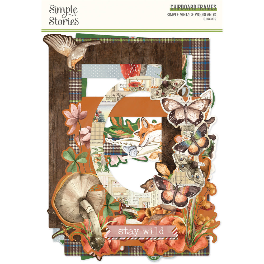 Simple Stories, Chipboard Frames, Simple Vintage Woodlands