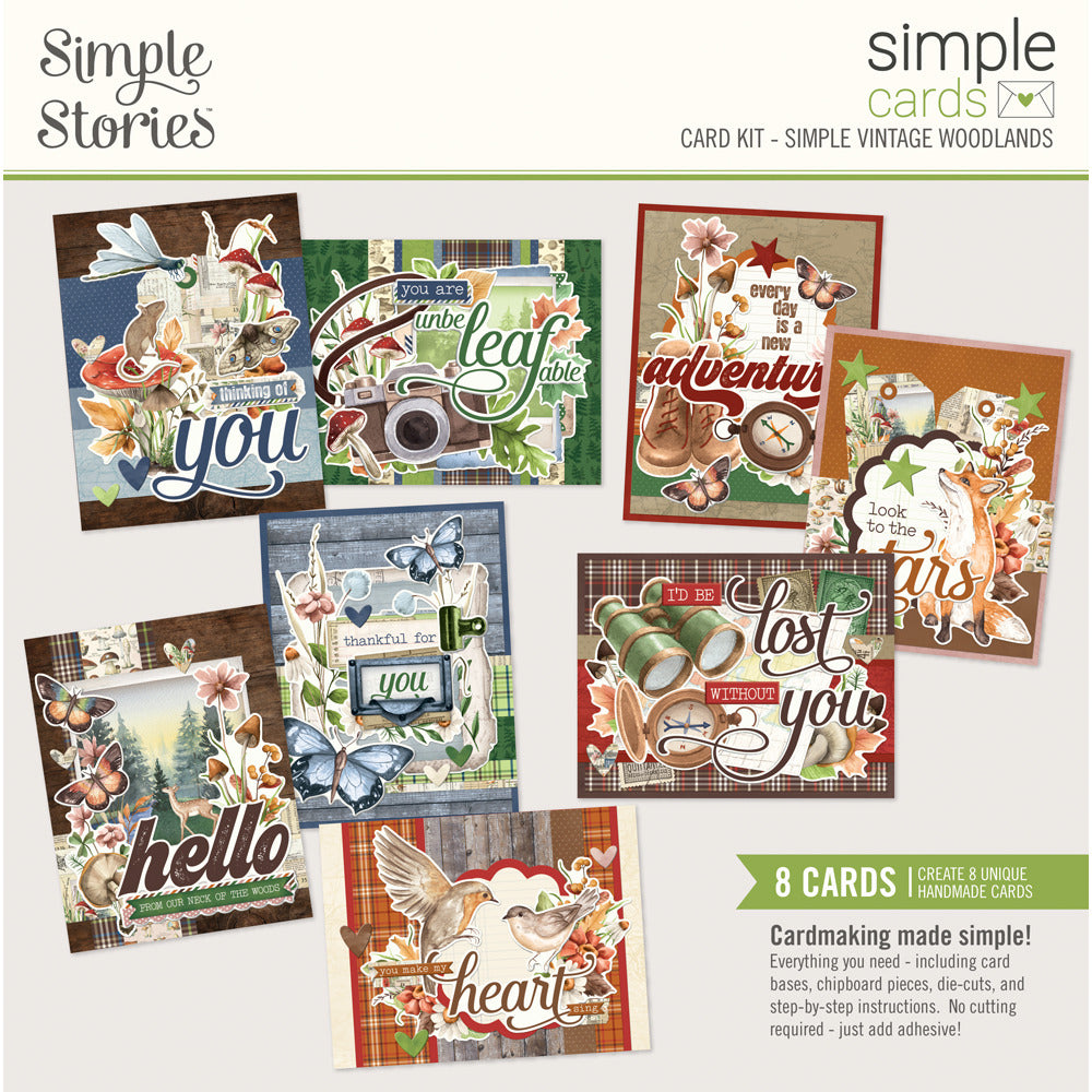 Simple Stories, Simple Cards Card Kit, Simple Vintage Woodlands
