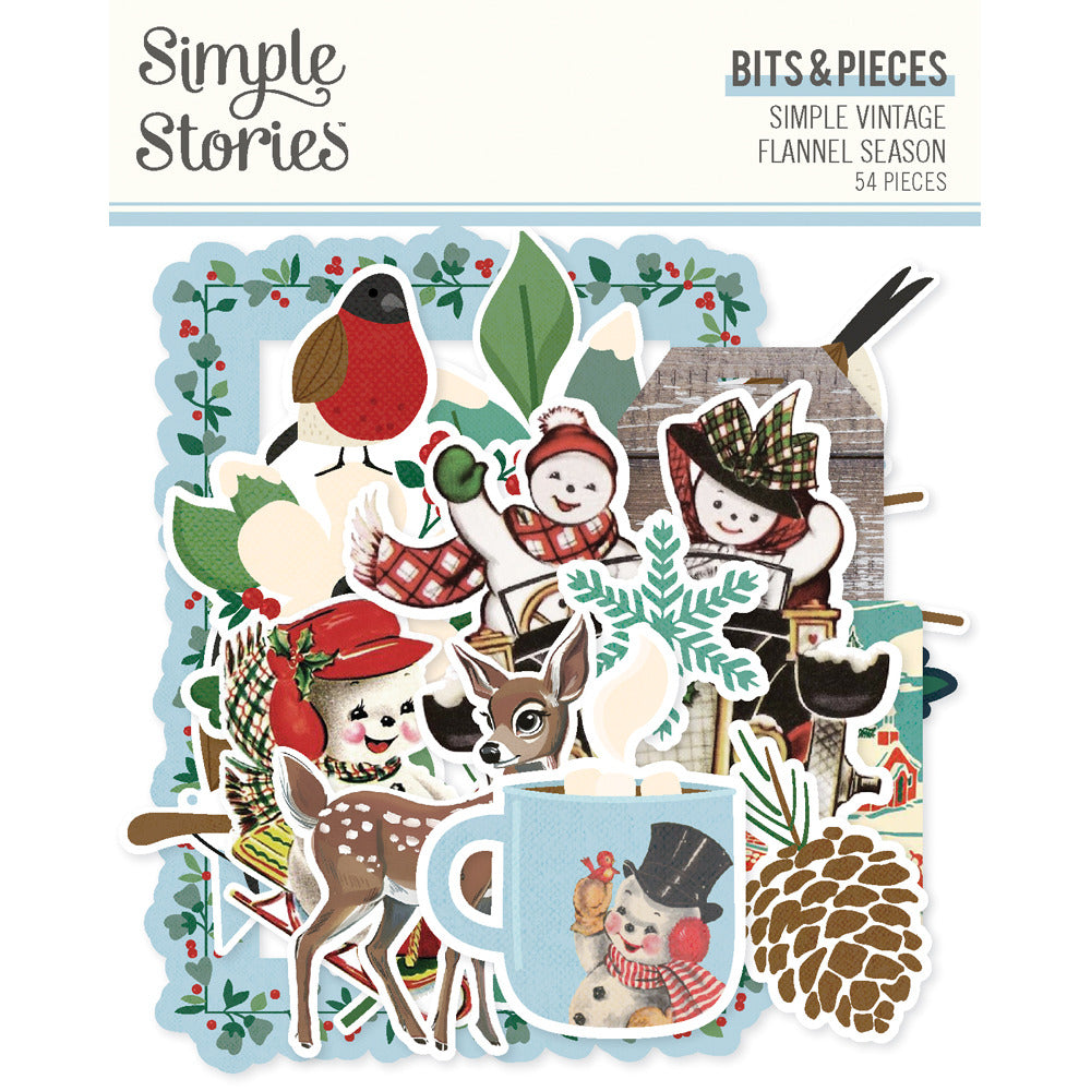Simple Stories, Bits & Pieces, Simple Vintage Flannel Season