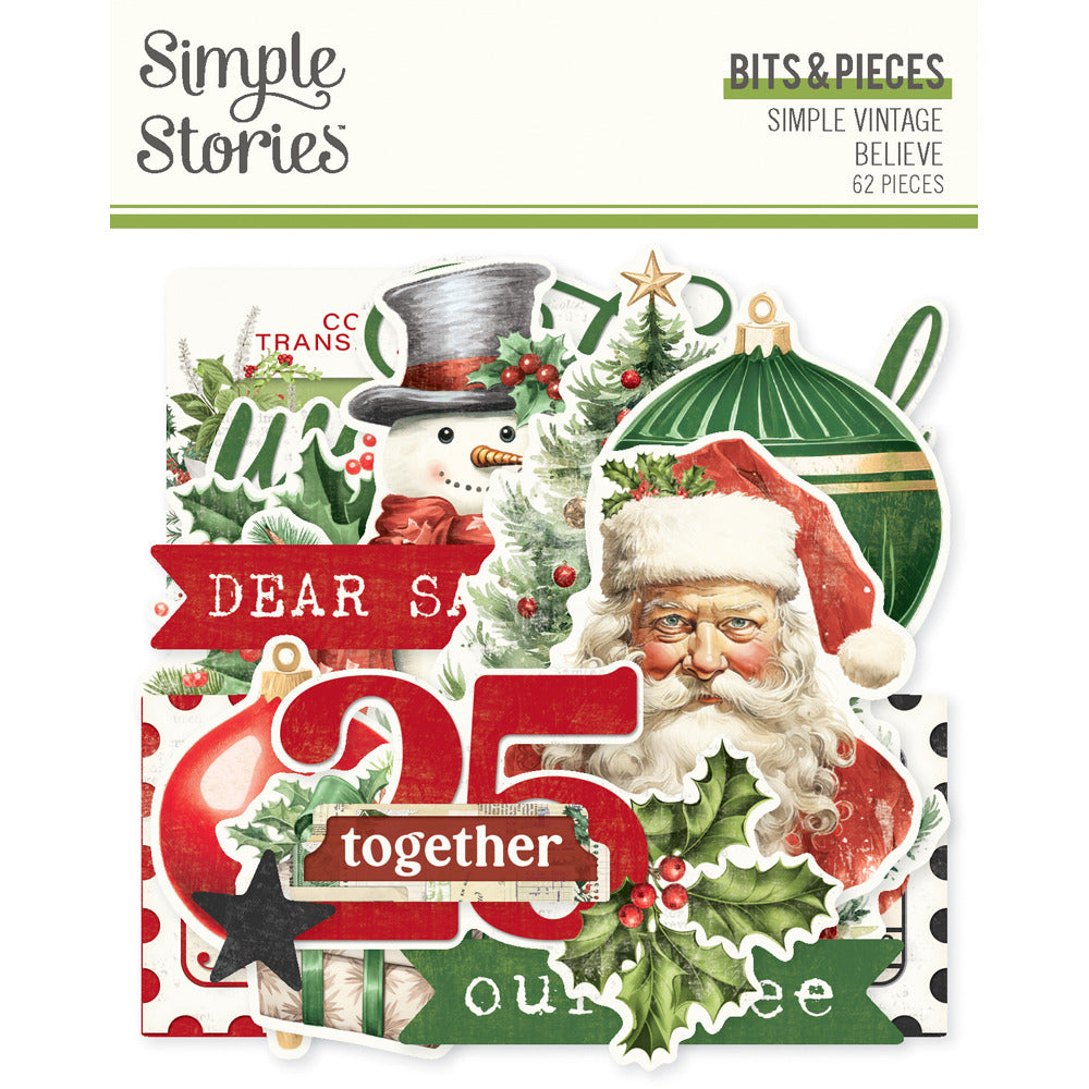 Simple Stories, Bits & Pieces, Simple Vintage Believe