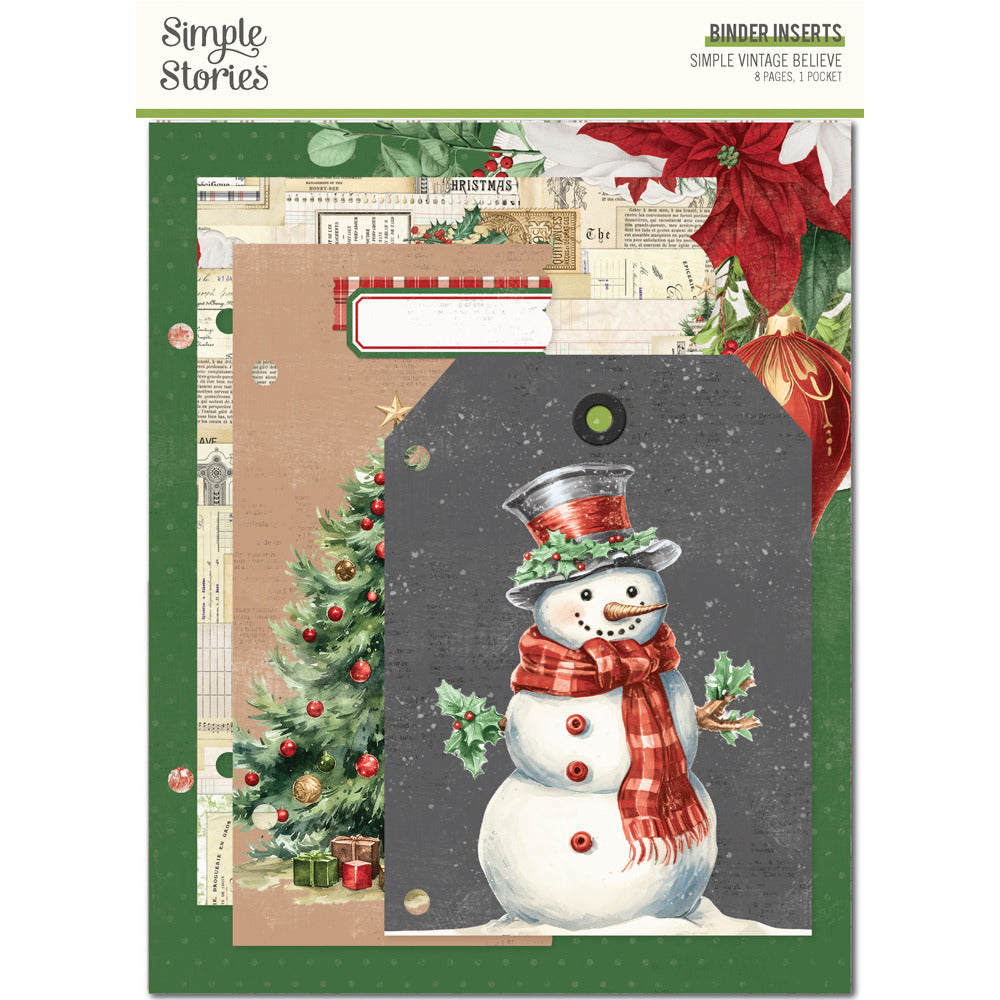 Simple Stories, 6X8 Binder Inserts, Simple Vintage Believe