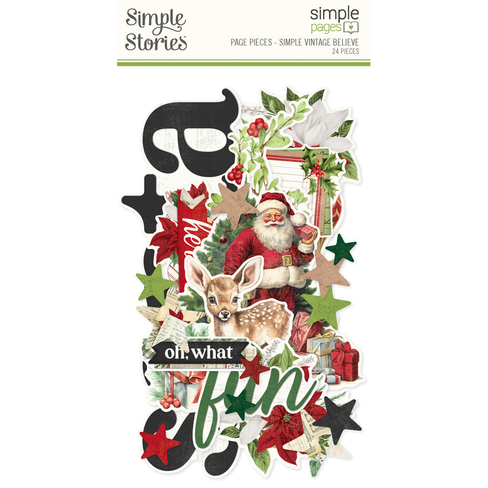 Simple Stories, Simple Pages Page Pieces, Simple Vintage Believe