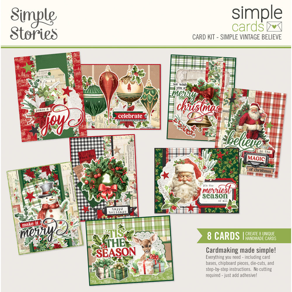 Simple Stories, Simple Cards Card Kit, Simple Vintage Believe