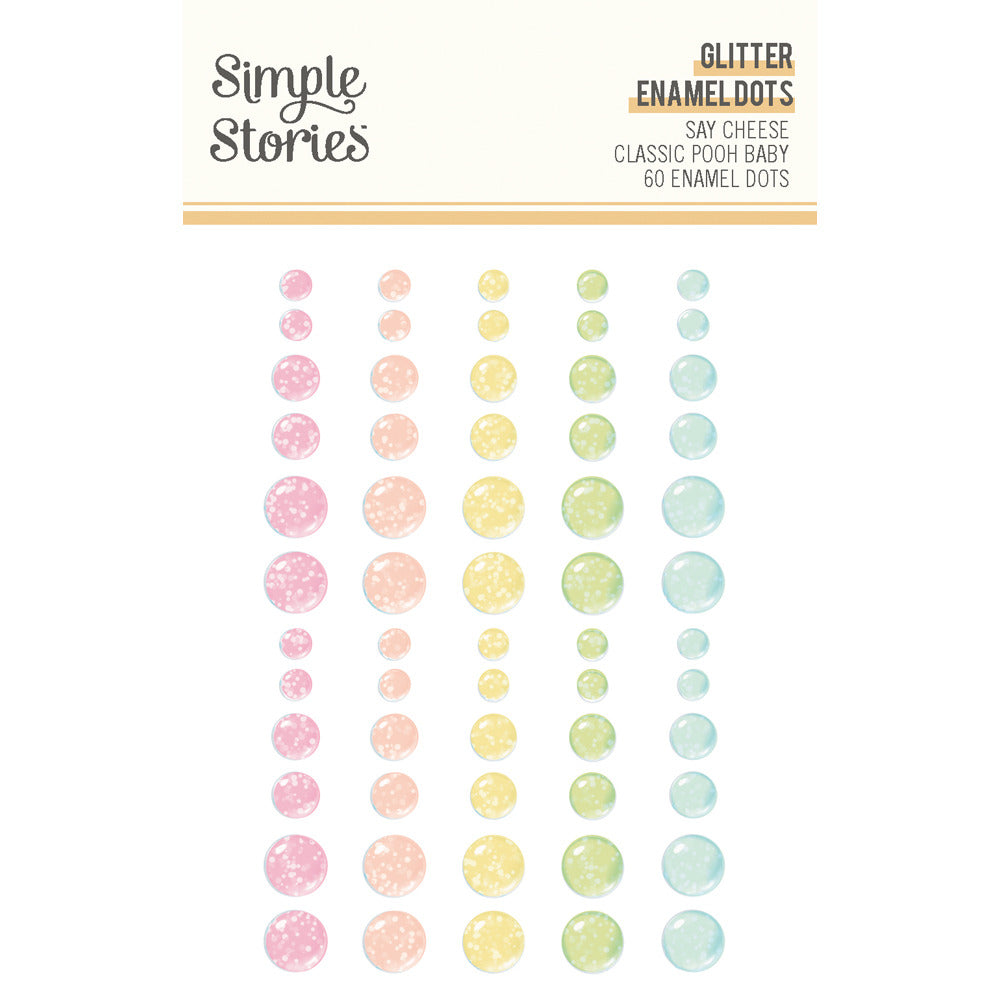 Simple Stories, Glitter Enamel Dots, Say Cheese Classic Pooh Baby Pre-order