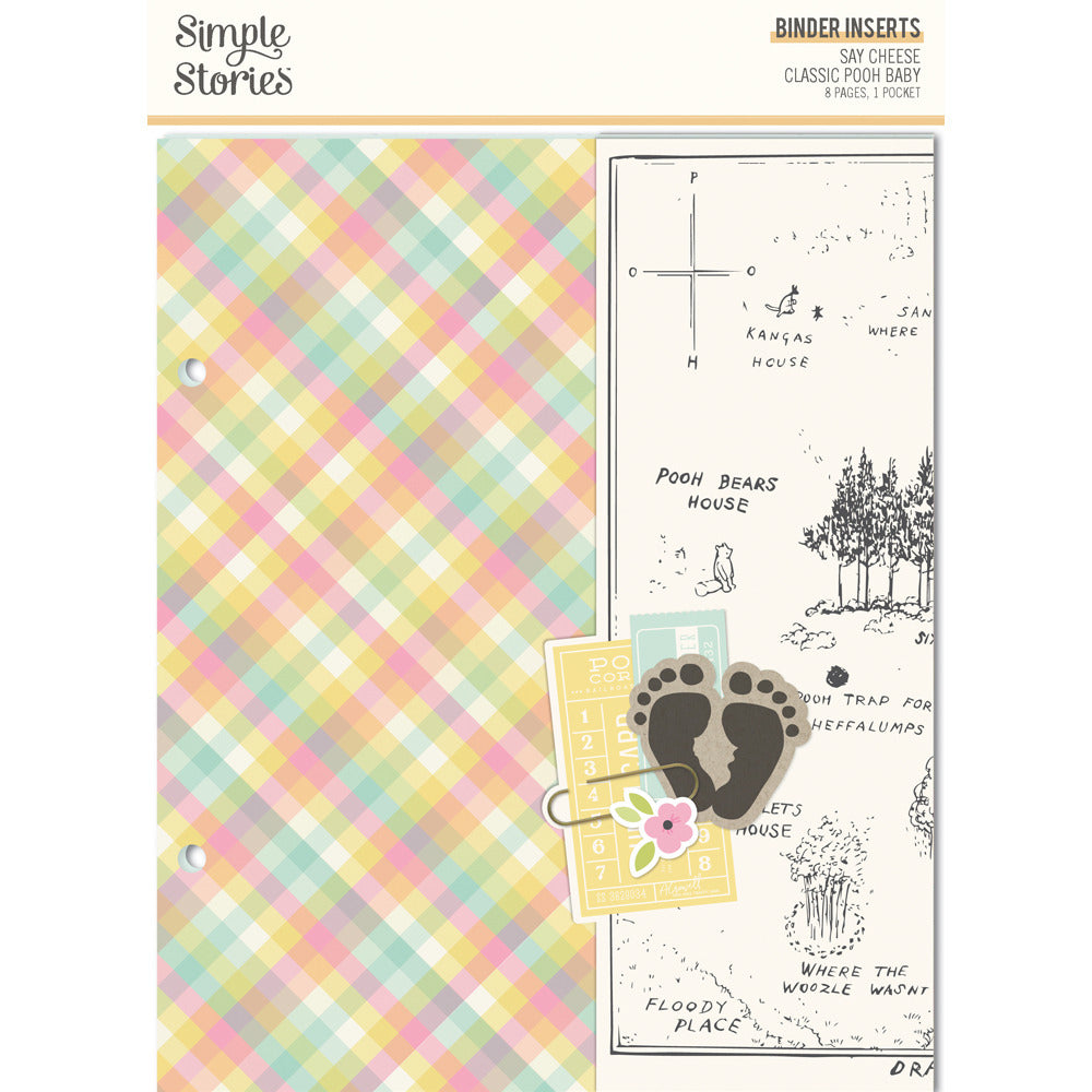 Simple Stories, 6X8 Binder Inserts, Say Cheese Classic Pooh Baby Pre-Order