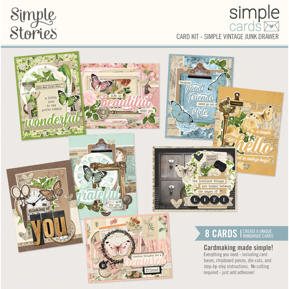 Simple Stories, Simple Cards Card Kit, Simple Vintage Junk Drawer