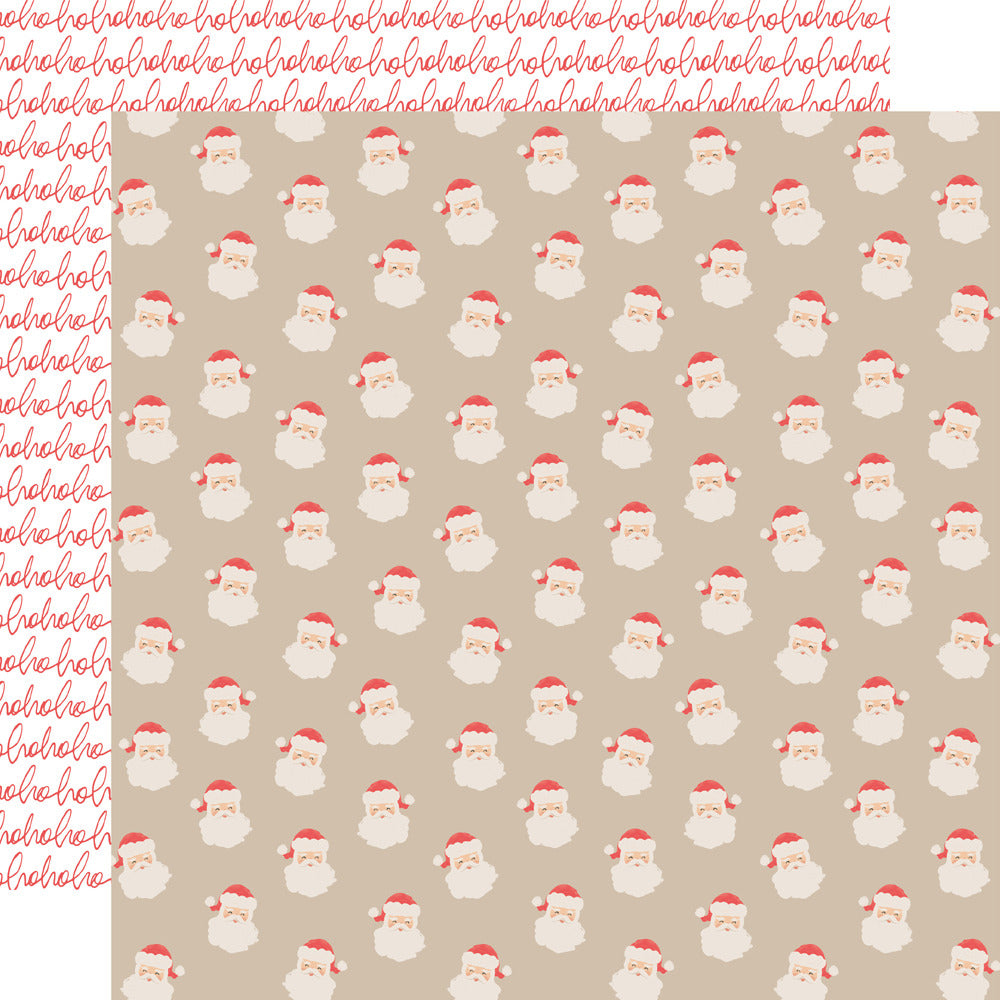 Simple Stories, 12X12 Patterned Paper, Mistletoe & Holly - Naughty Or Nice