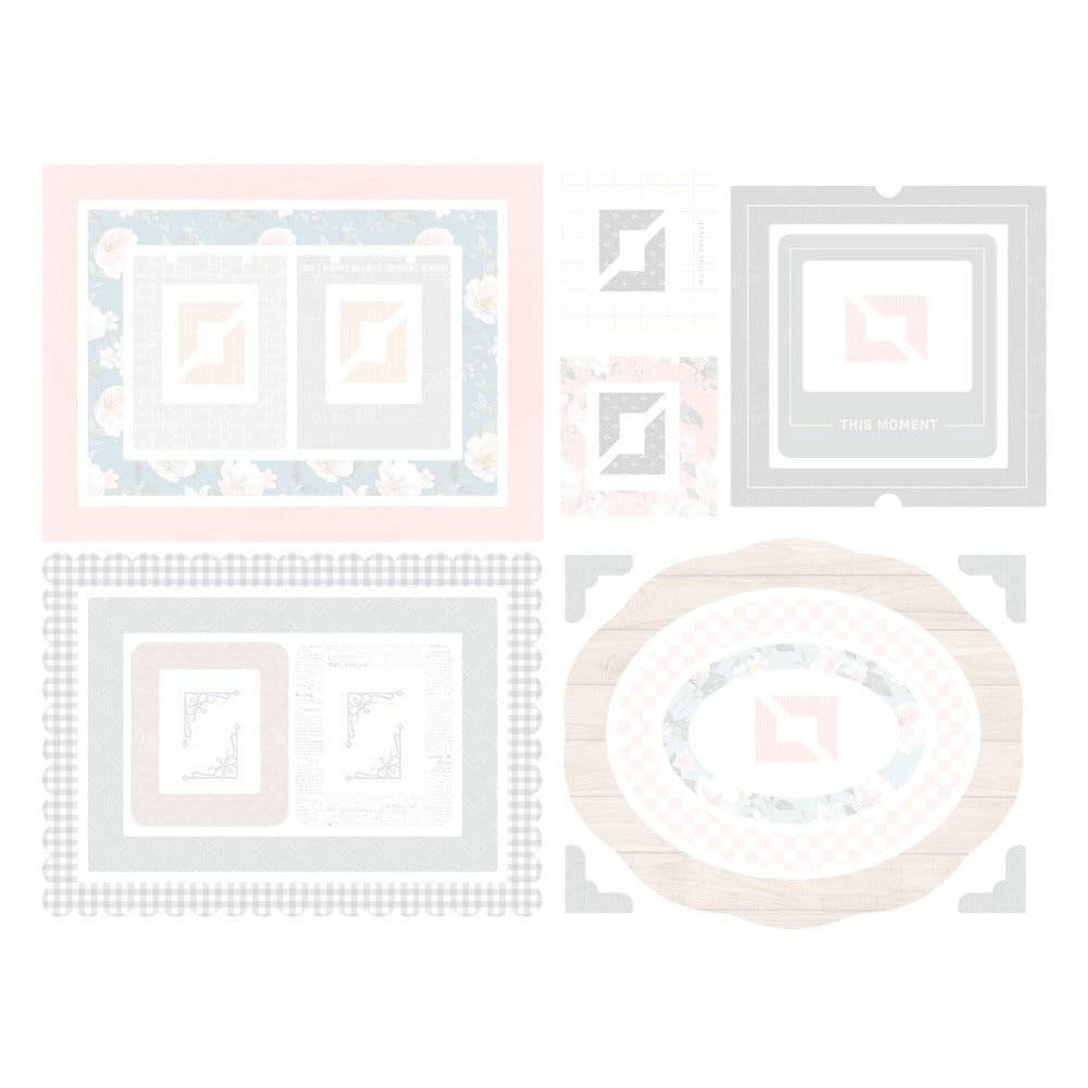 Spellbinders, Chipboard Frames & Corners, Clementine Pre-order