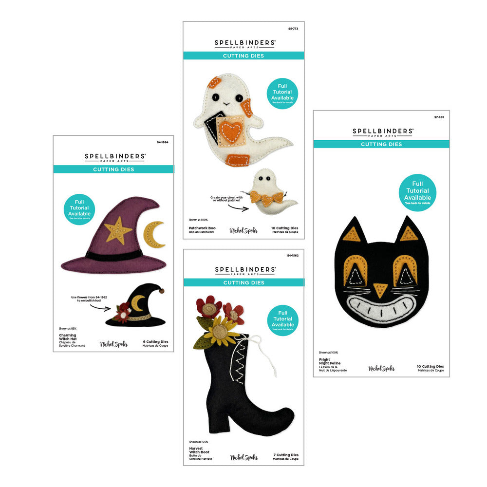 Spellbinders, I want it All Bundle, Halloween Felt Stitch & Create Pre-order