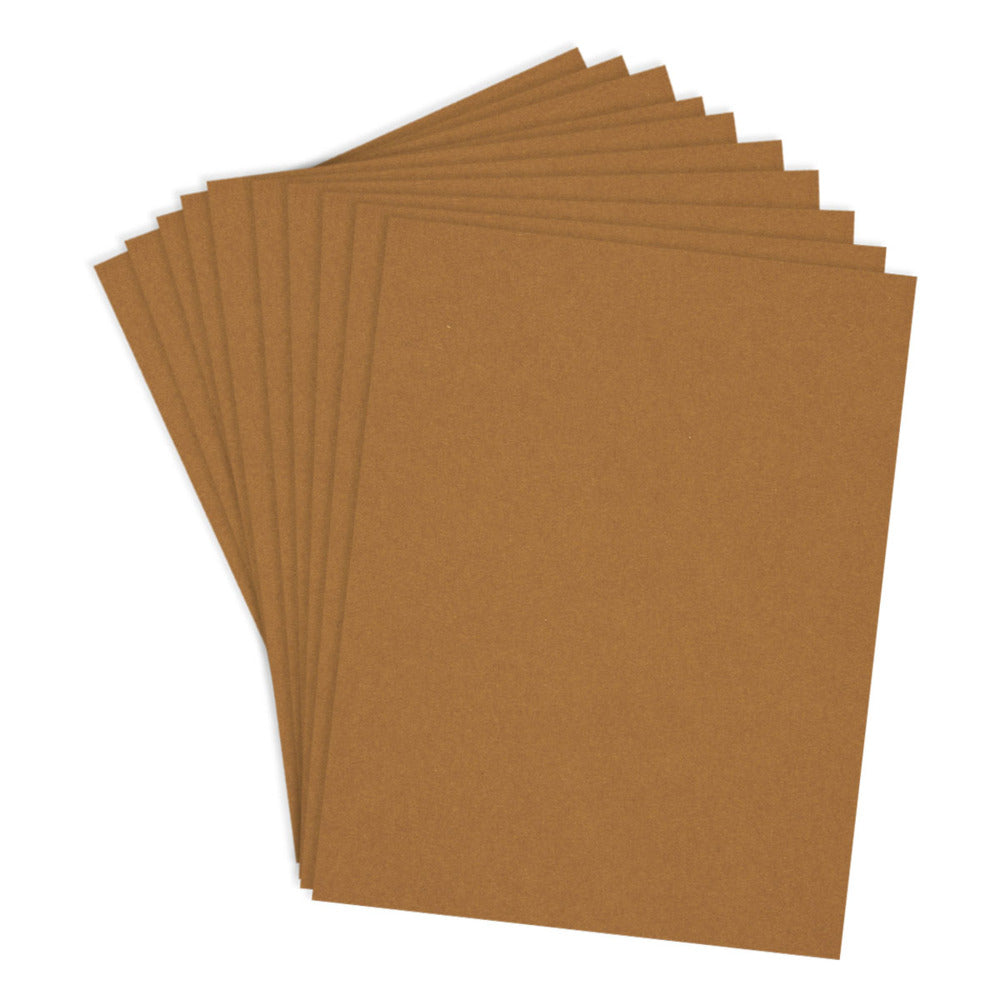 Spellbinders, ColorWheel Cardstock, Terra Cotta ,  8.5x11, Pkg of 10 sheets