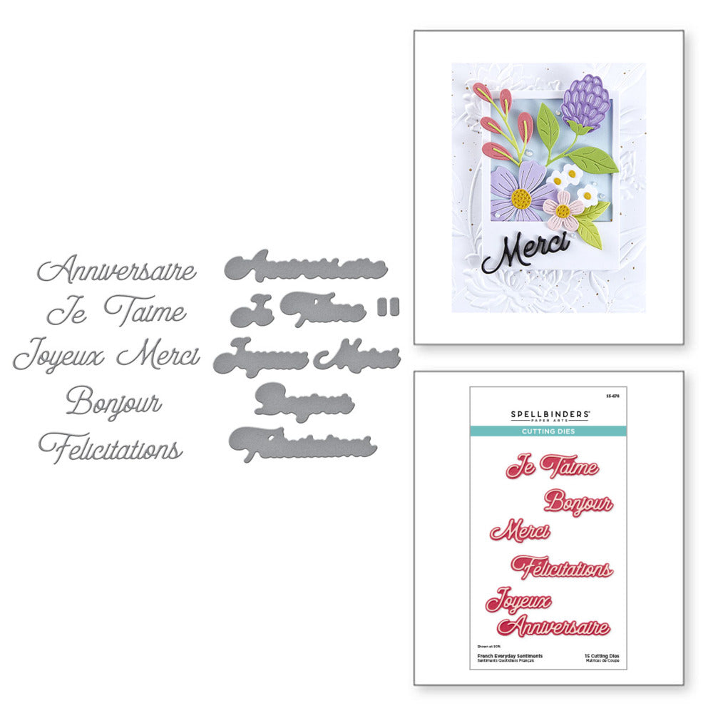 Spellbinders, French Everyday Sentiments
