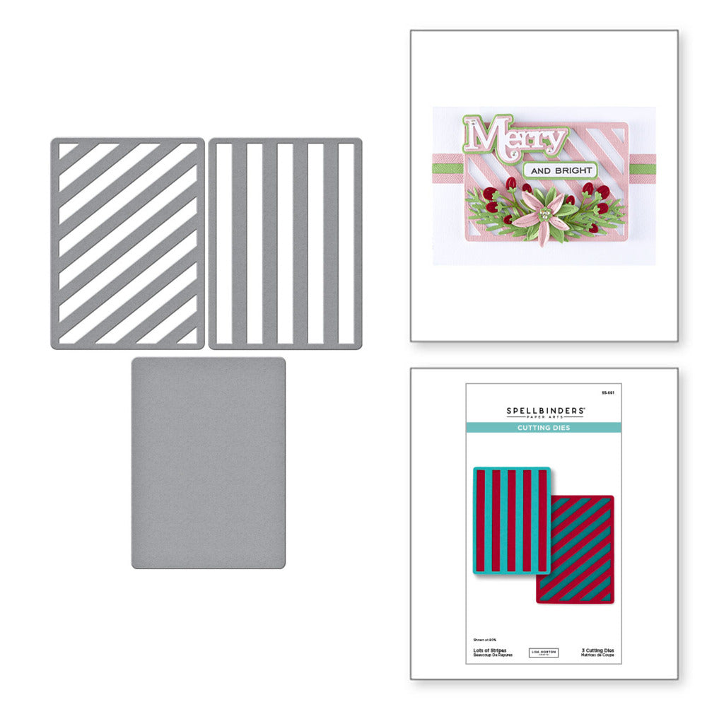 Spellbinders, Lots of Stripes Die cut