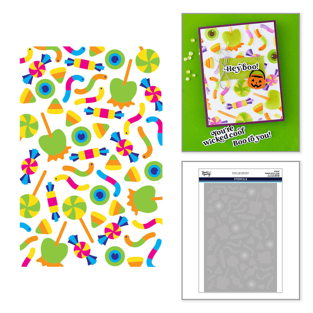 Spellbinders, Stencils, Layered Trick or Treat Pre-order