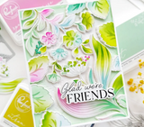 PinkFresh Studio, Stencil , Foliage Flair