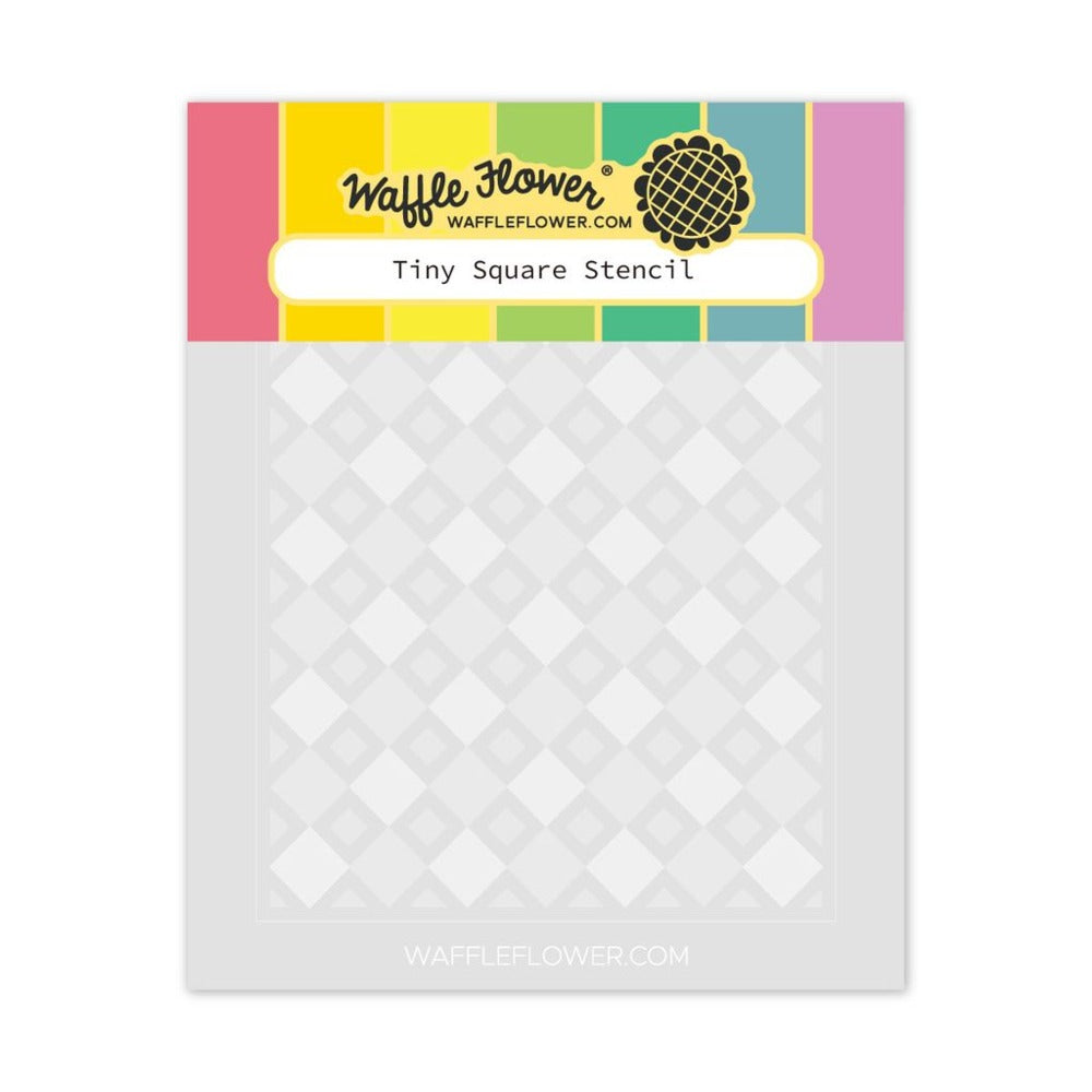 Waffle Flower, Stencil, Tiny Square Pre-order