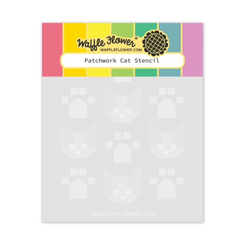 Waffle Flower, Stencil, Patchwork Cat Pre-order
