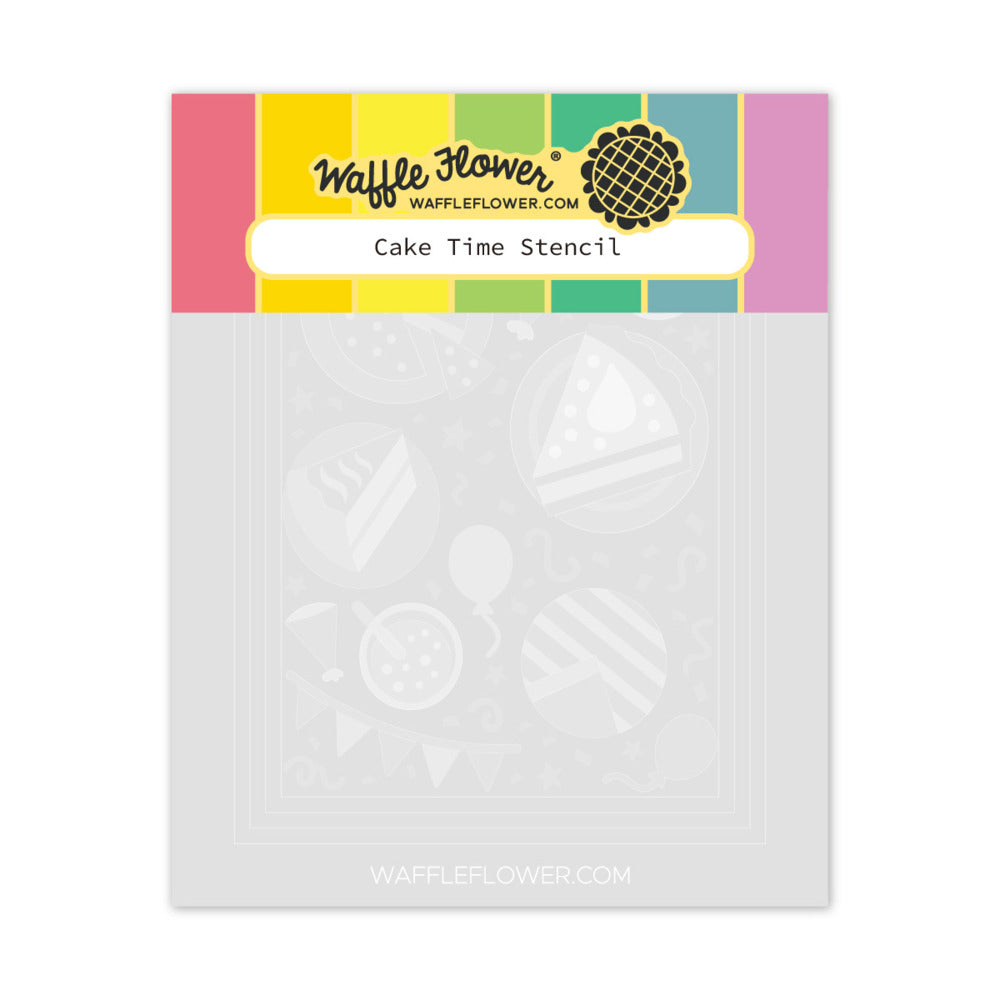 Waffle Flower, Stencil, Cake Time Pre-order