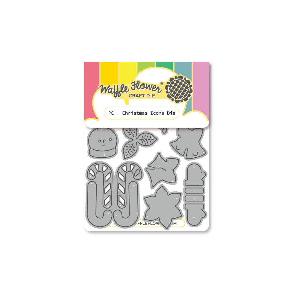 Waffle Flower, Die, Postage Collage Christmas Icons Pre-order