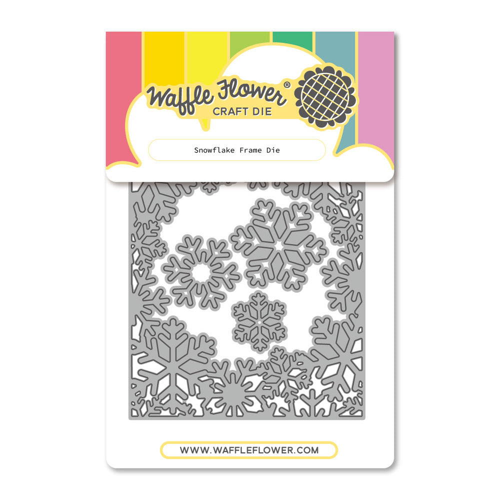 Waffle Flower, Die, Snowflake Frame Pre-order