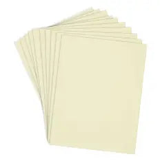 Spellbinders, ColorWheel Cardstock, Alabaster,  8.5x11, Pkg of 10 sheets