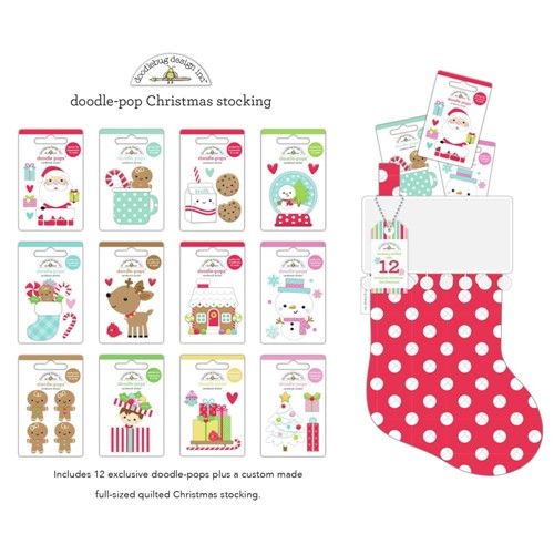 Doodlebug, 12 Days of Christmas Stocking