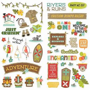 Simple Stories, Say Cheese Adventure at the Park, Foam stickers