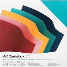 American Crafts, Package 60, Jewel Tone Cardstock