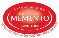 Tsukineko, Memento Love Letter (Red)