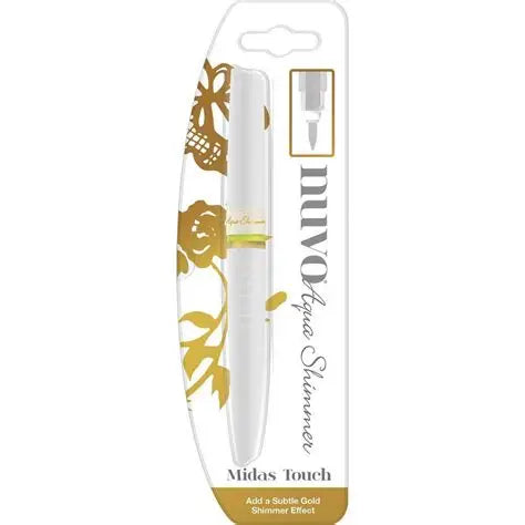 Nuvo, Glimmer Brush Pens, Midas Touch ( Gold)