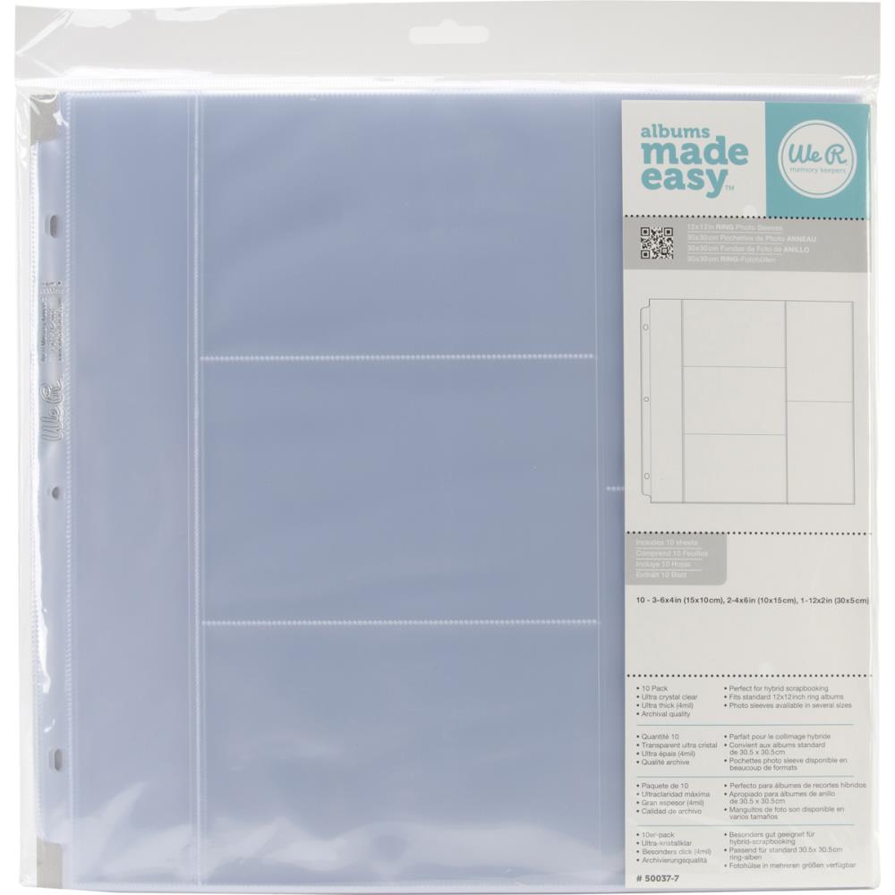 WeR Memory Keeper Page Protectors-Divided