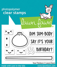 Load image into Gallery viewer, Lawn Fawn, Year Thirteen Stamp &amp; Die Set q
