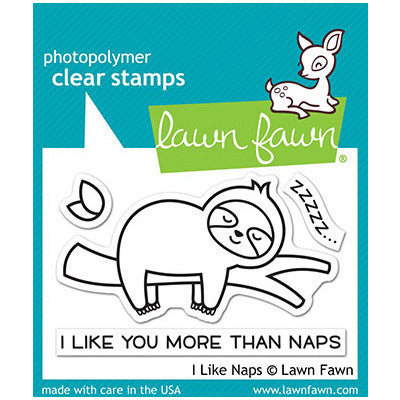 Lawn Fawn, I like Naps Stamp & Die Set