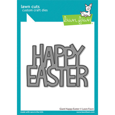 Lawn Fawn, Giant Happy Easter Die cut