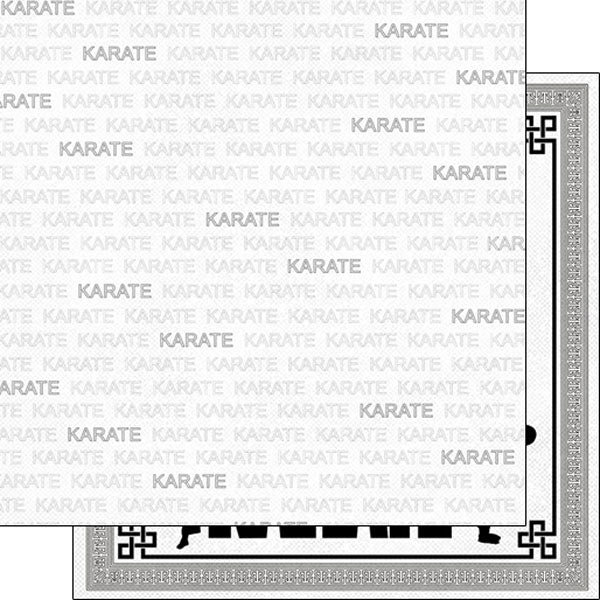 Scrapbook Customs- Karate Addict 1 12 x 12 Paper