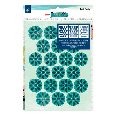 Vicki Boutin, Print Shop, Stencil Set-Pattern Maker