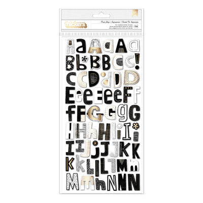 Vicki Boutin, Print Shop, Alphabet Stickers, w/Foil