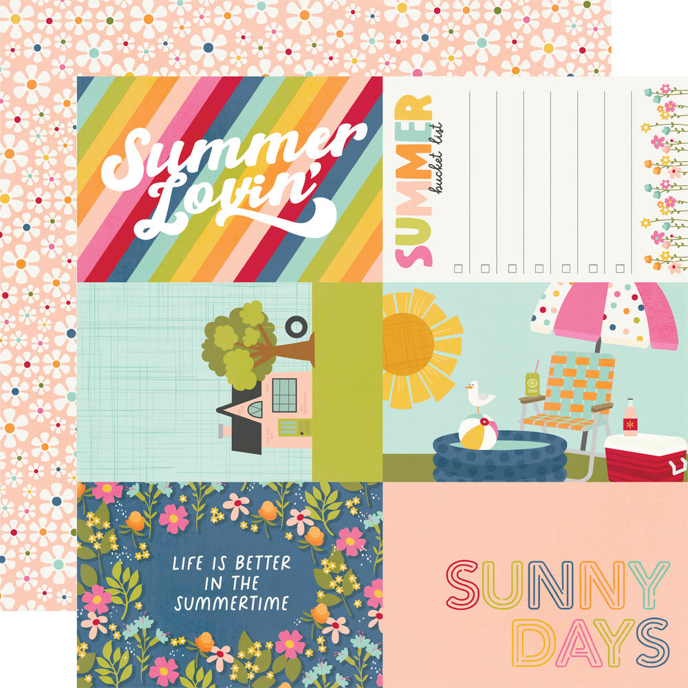 Simple Stories, Summer Lovin’, 4x6 elements