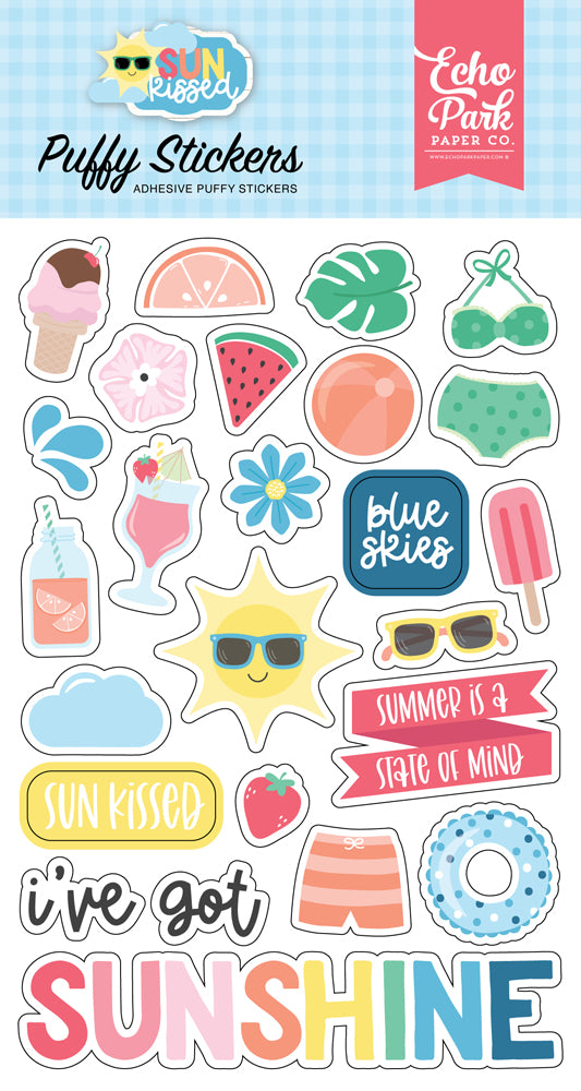 Echo Park, Sun Kissed, Puffy Stickers