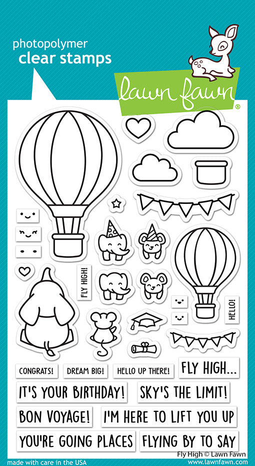 Lawn Fawn Fly High Stamp