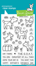 Load image into Gallery viewer, Lawn Fawn, You Goat This Clear Stamp &amp; Die Cut
