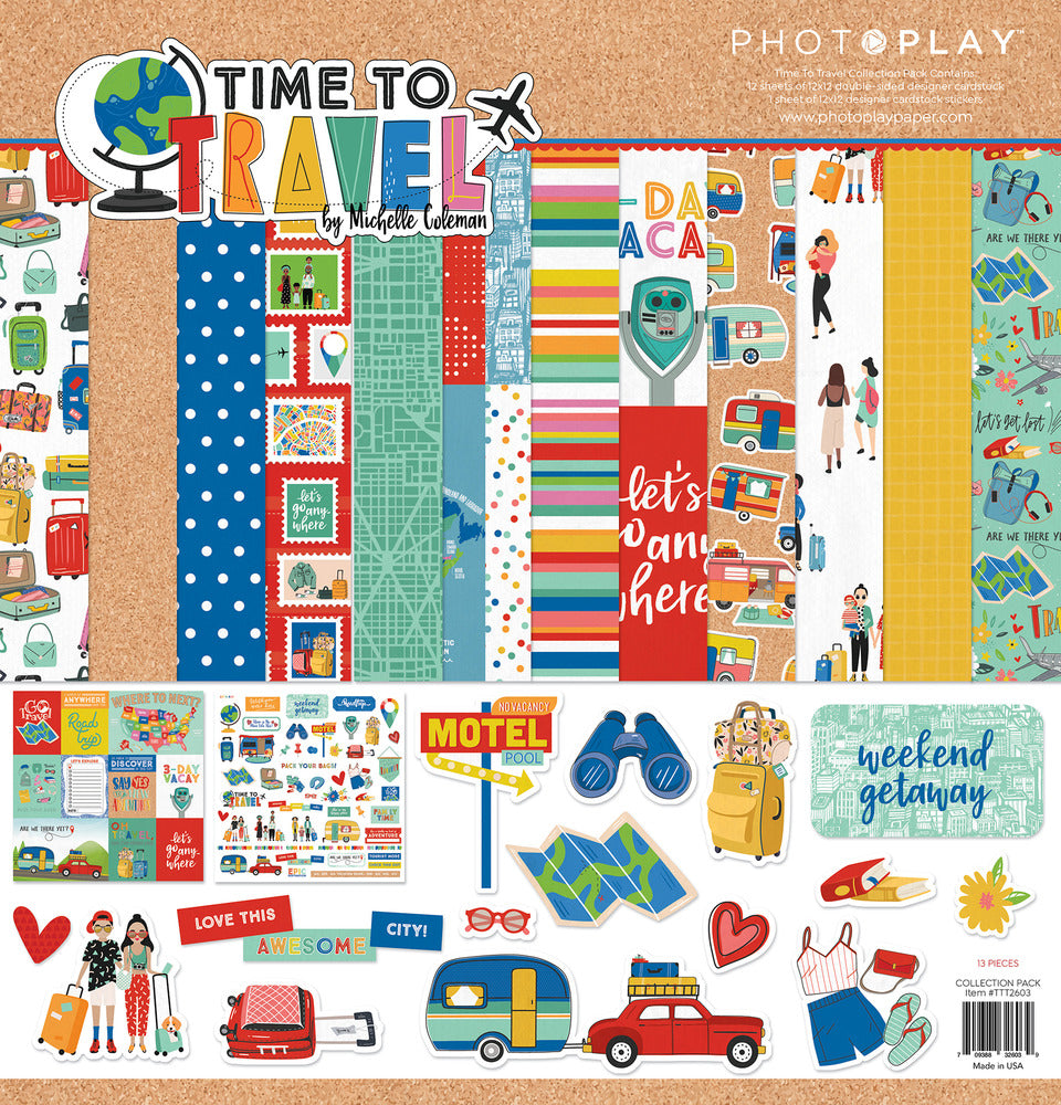 Photo Play Time to Travel Paper Pack