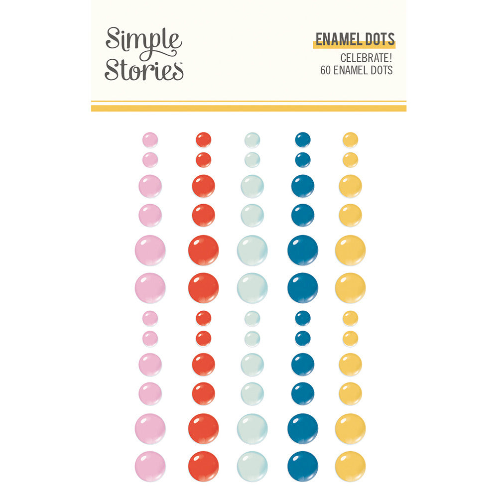 Simple Stories, Celebrate! Enamel Dots