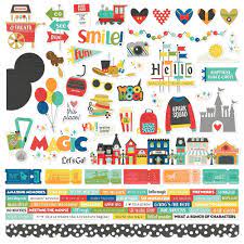 Simple Stories, Say Cheese at the Park - Cardstock Stickers