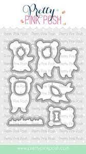 Pretty Pink Posh Clear Stamp & Dies - Bear Friends